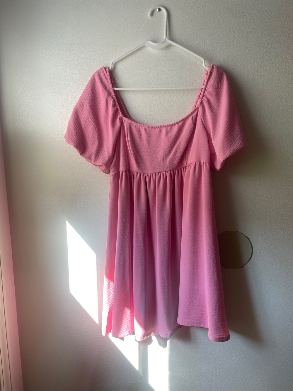 Altar'd State Bubblegum Pink Mini Dress